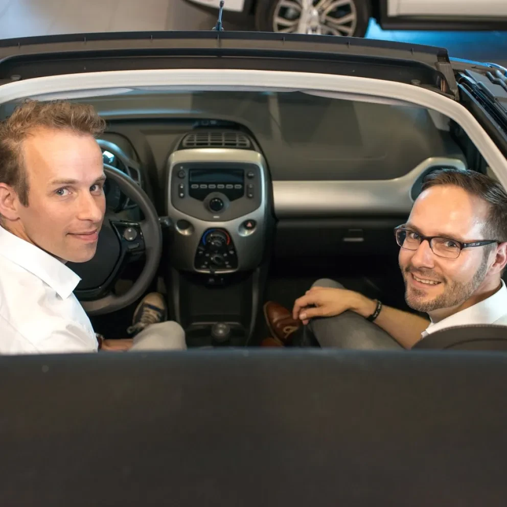 Arie en Thijs samen onderweg naar de toekomst